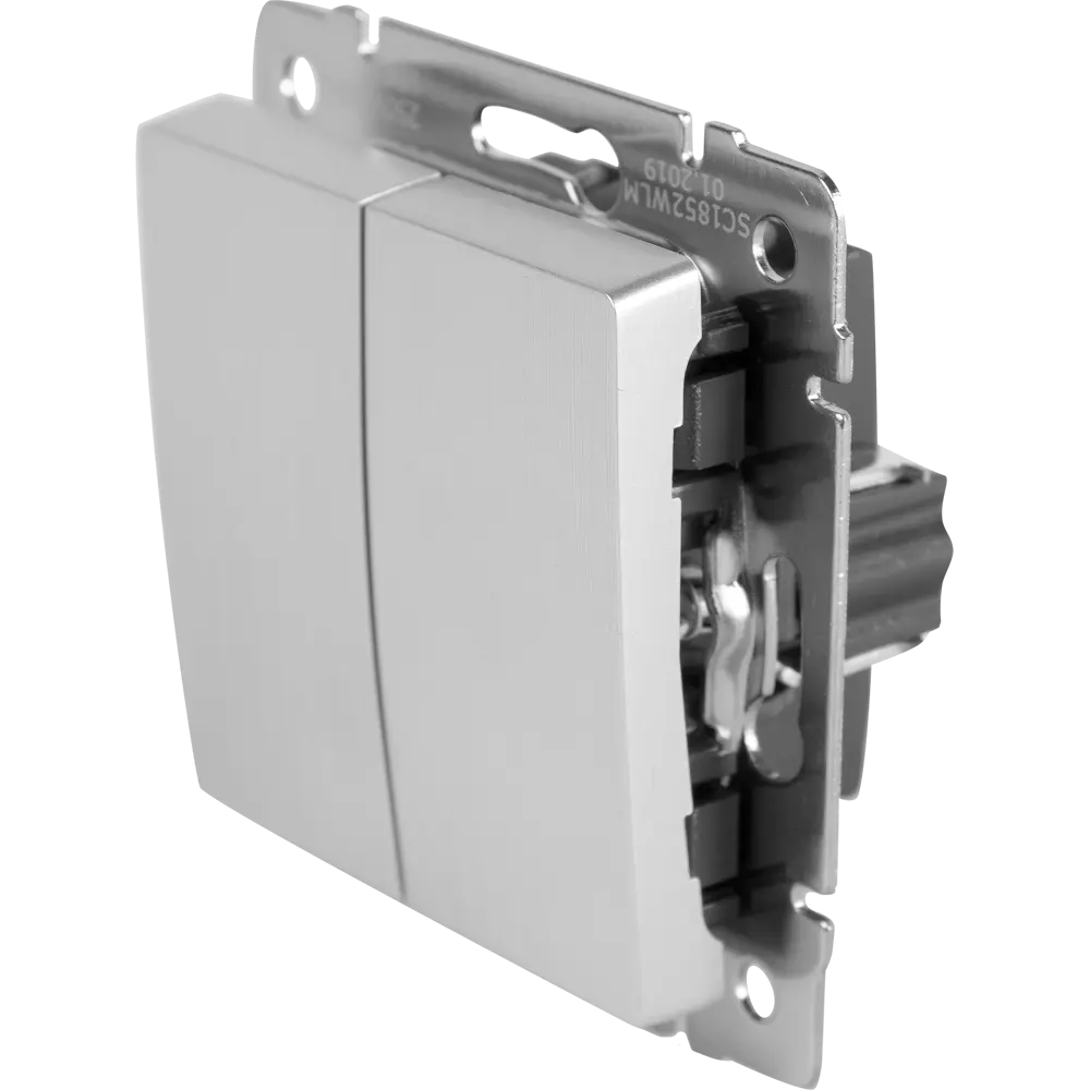 Выключатель двухклавишный WERKEL для скрытого монтажа 82125402 Встраиваемые механизмы STLM-0019729 - Вид №2