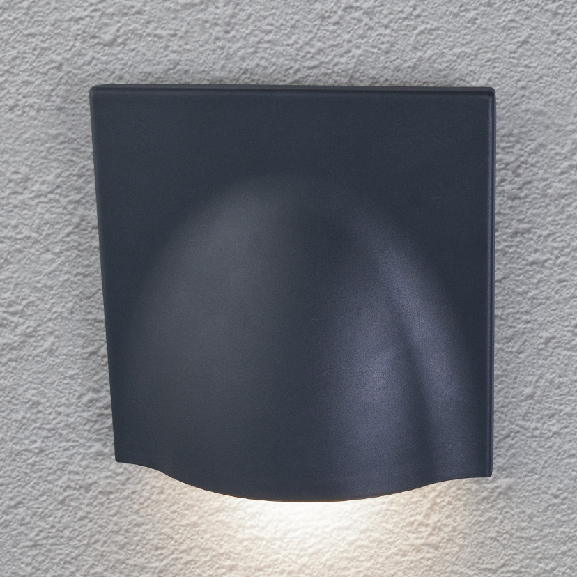 Уличный настенный светодиодный светильник Arte Lamp Tasca A8512AL-1GY ARTE LAMP TASCA 111241 Серый  - Вид №3