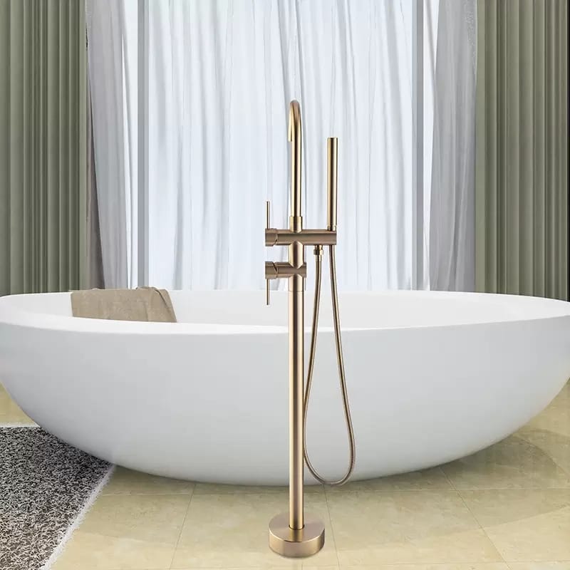Латунный смеситель для ванны с раздельными розетками Fontana Showers FS1374 ARCH-00102485 - Вид №2