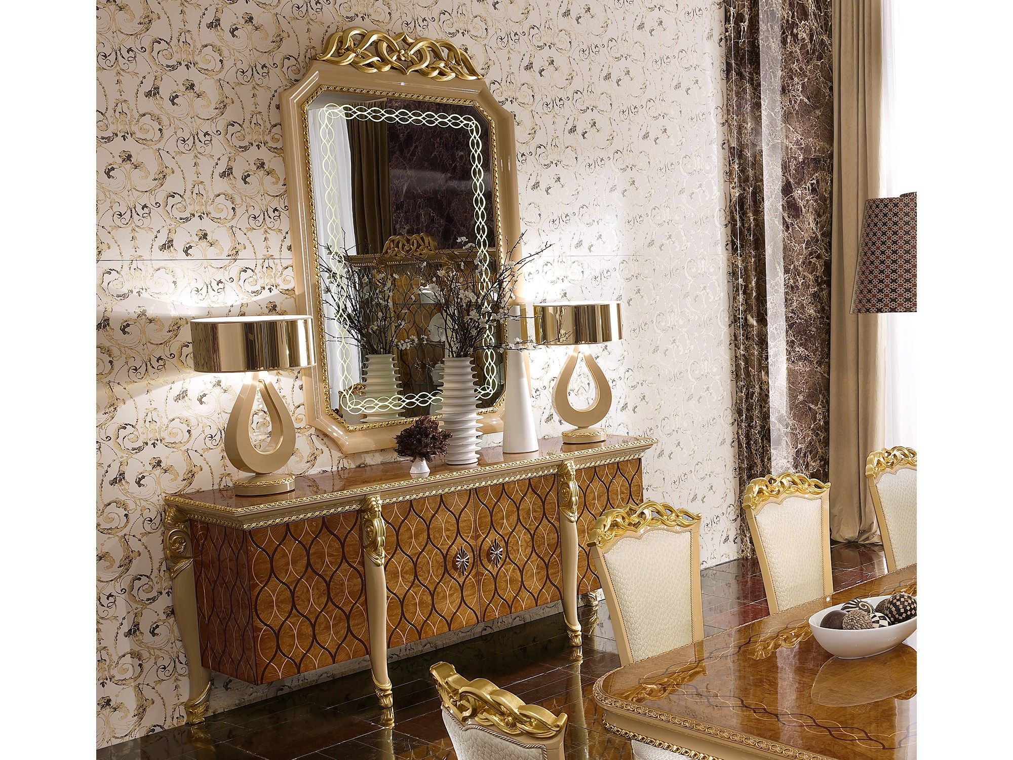 Зеркало в классическом стиле A.R. Arredamenti ARCH-00128258 - Вид №5