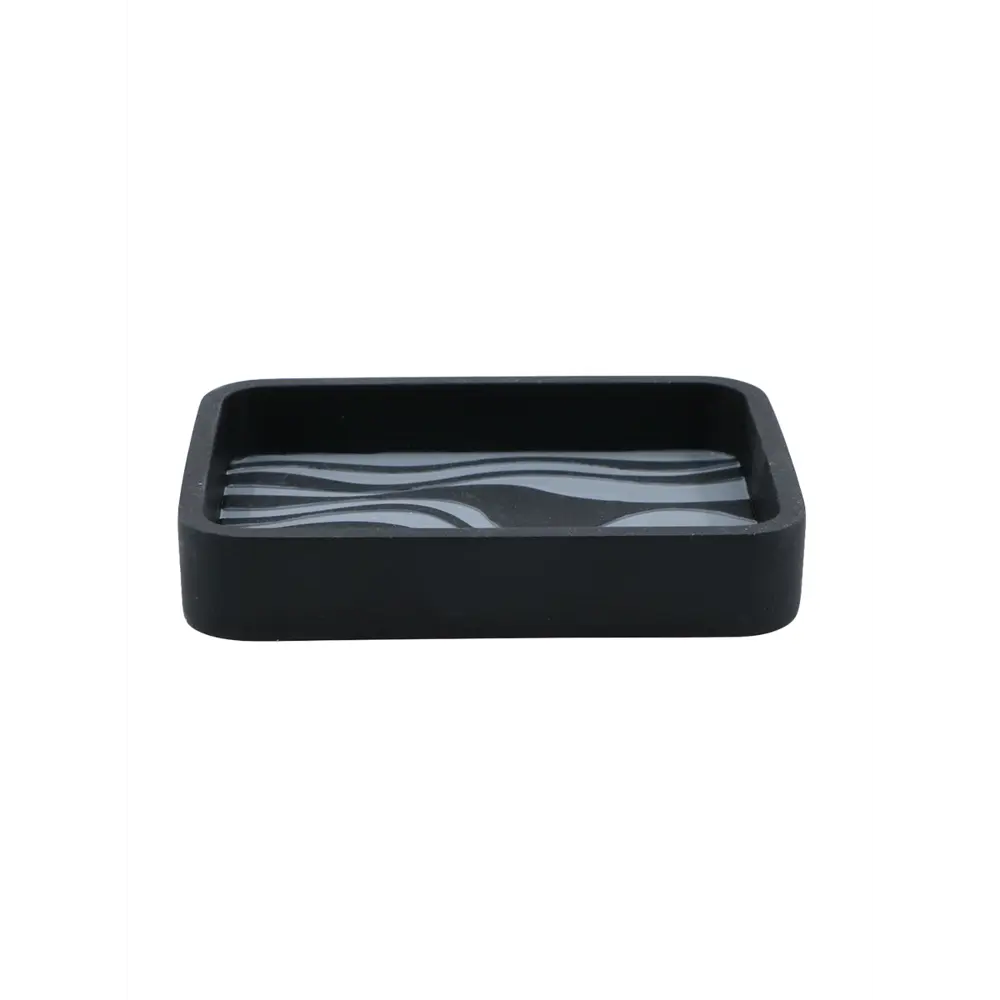 Мыльница акцент полирезина черный Santreyd STLM-2175316 - Вид №1