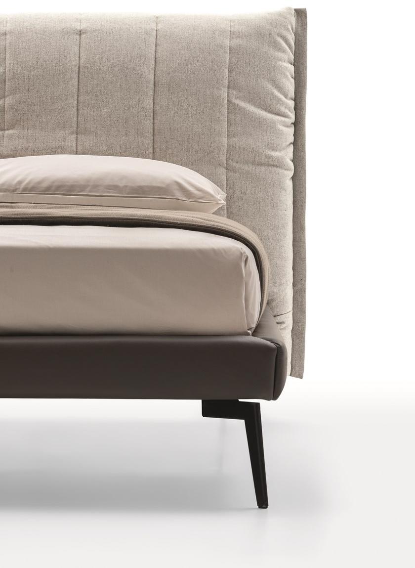 Ditre Italia Кровать из кожи и ткани с высоким изголовьем On line sun-id-1475299 - Вид №4