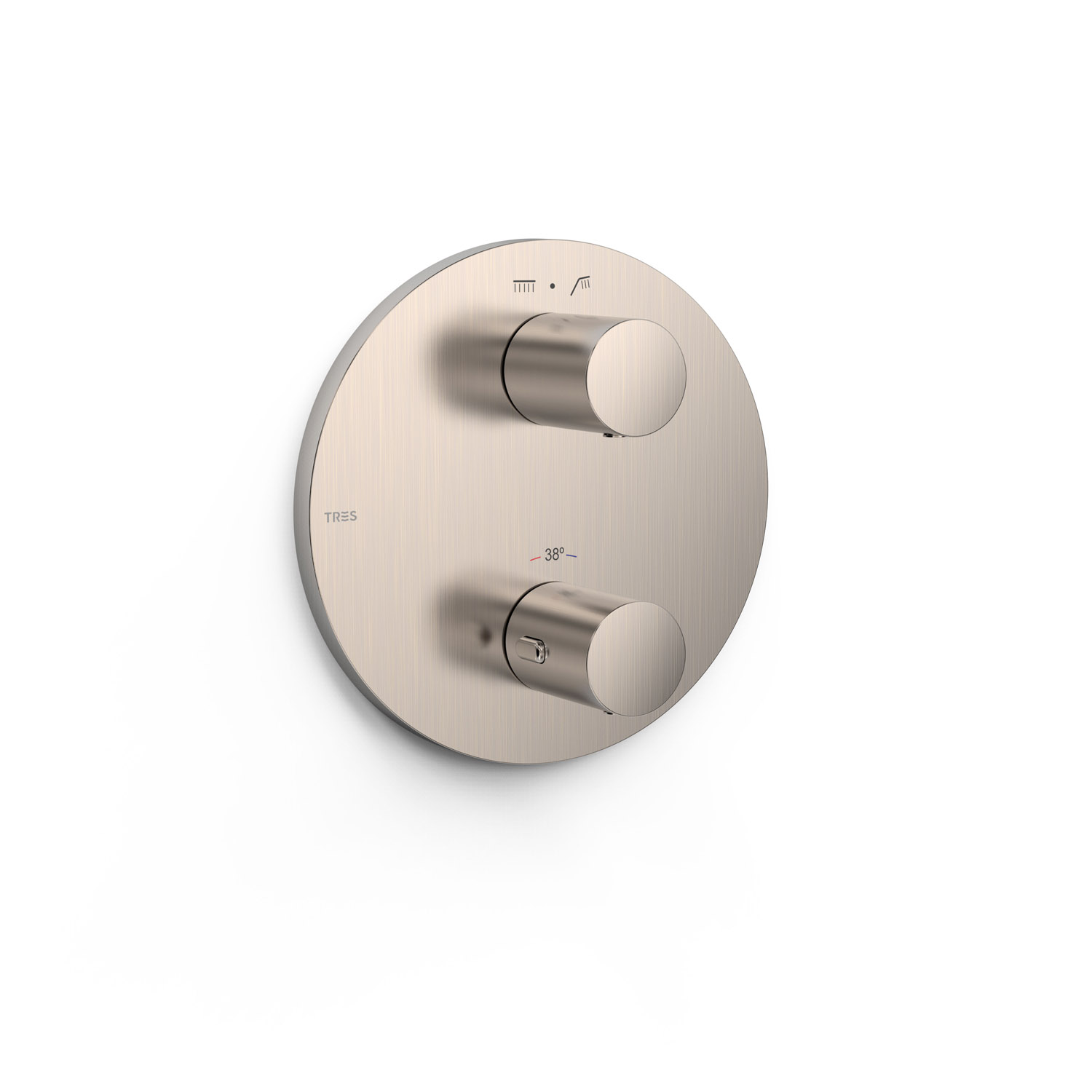 Видимая часть ТЕРМОБЛОКА для скрытого 2-ходового термоблока-26225001AC TRES Therm-box