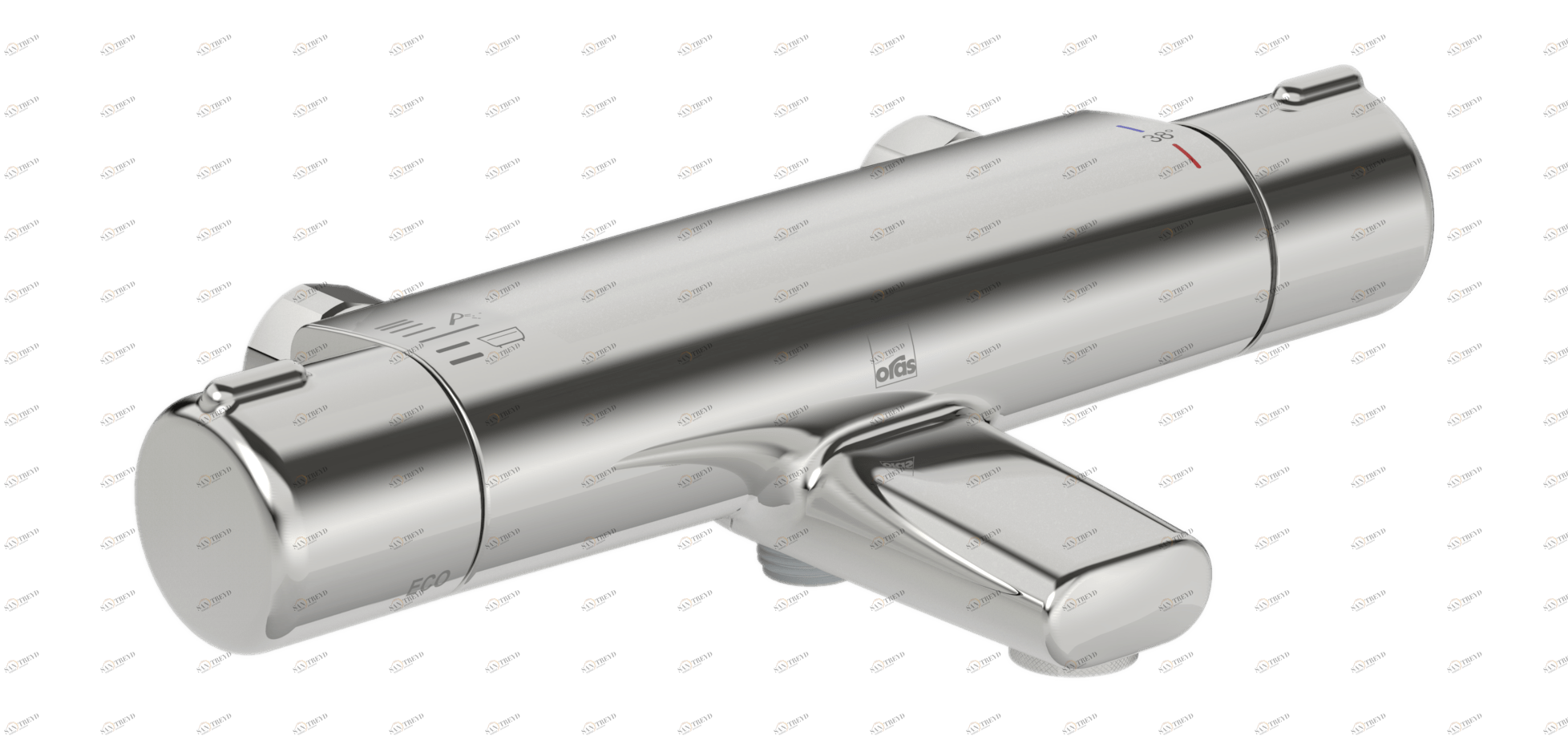 Oras 7462 Cмеситель для ванны и душа 7462 Nova Хром 