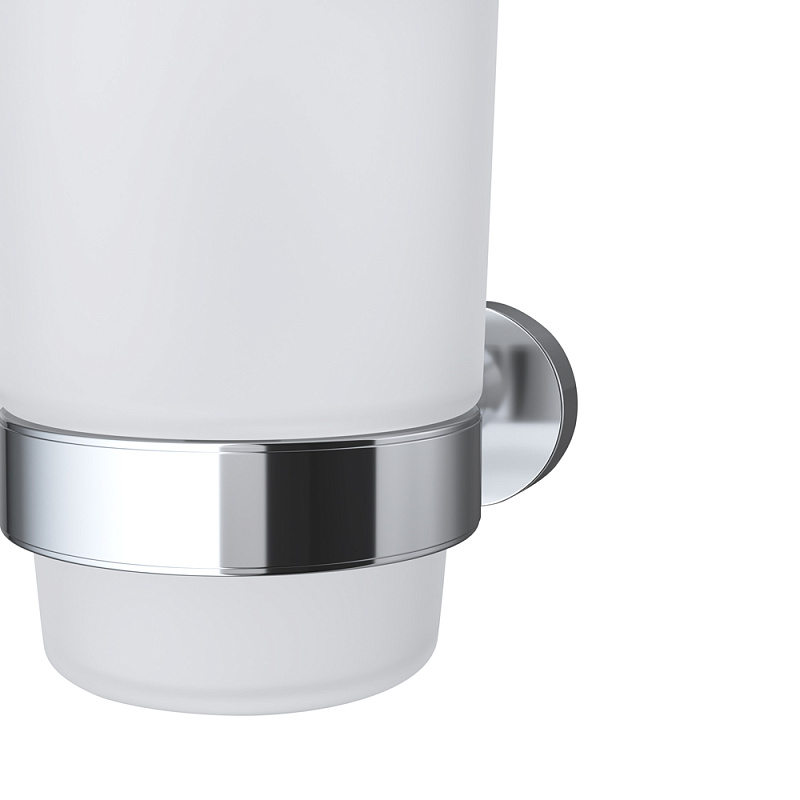 A7434300 L Стеклянный стакан с настенным держателем хром AM.PM Sense - Вид №6