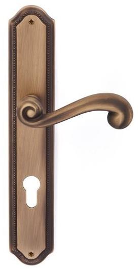 Pasini Ручка из латуни на пластине с накладкой Sirio 2960 - Вид №1