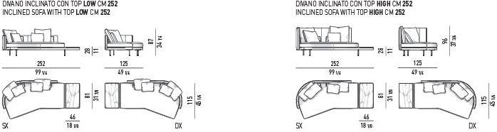Minotti Диван из ткани Torii sun-id-1376226 - Вид №8