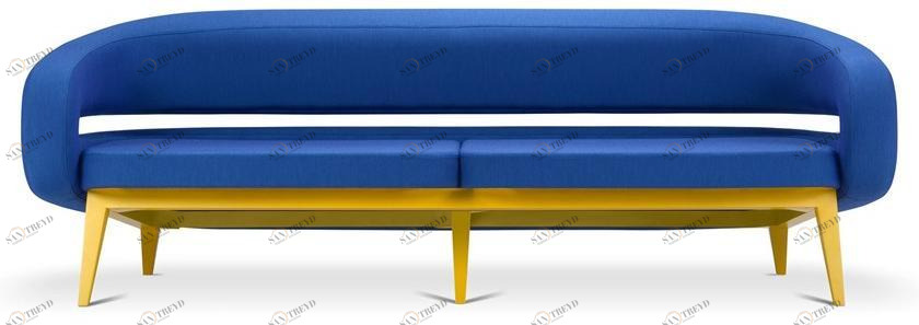 Adrenalina 3-х местный тканевый диван Roche sun-id-1449535