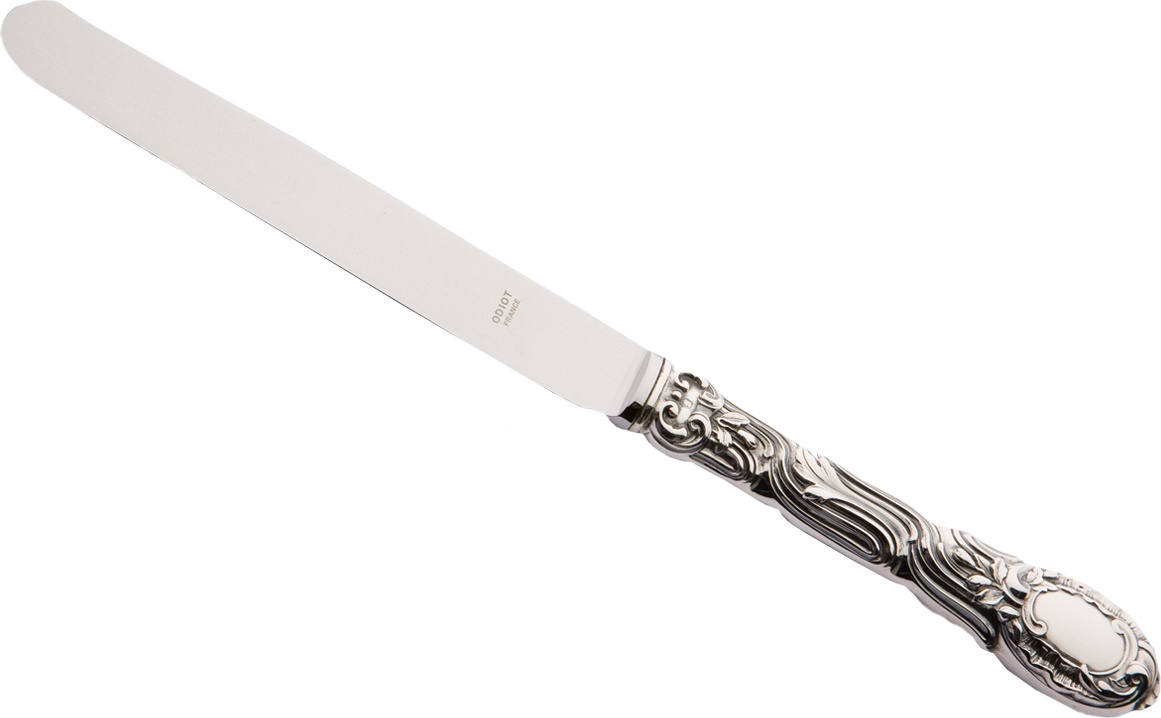 101966 Odiot Нож десертный Odiot "Мессоне" 22см (серебро 925) Серебро 925 