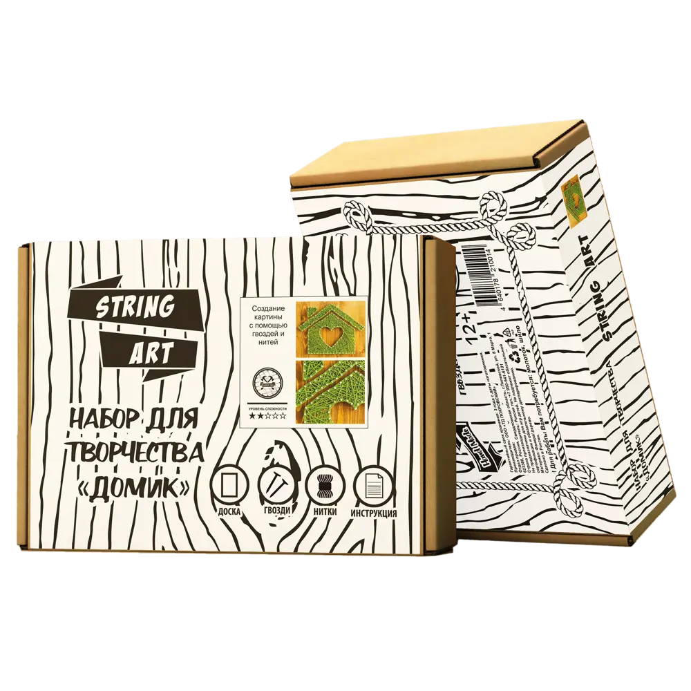 Картина Стринг Арт нить Домик Santreyd STLM-2091807 - Вид №1