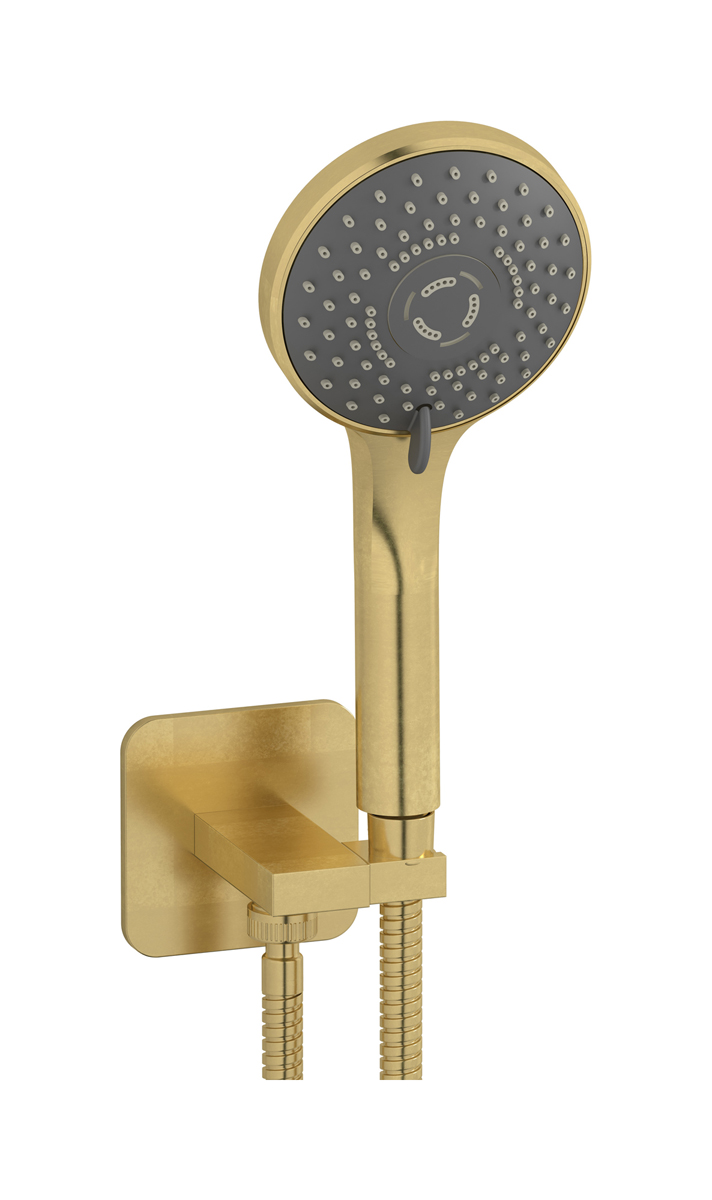 Дуплекс квадратный многофункциональный WE ARE IB sh023cs Natural Brass Shower