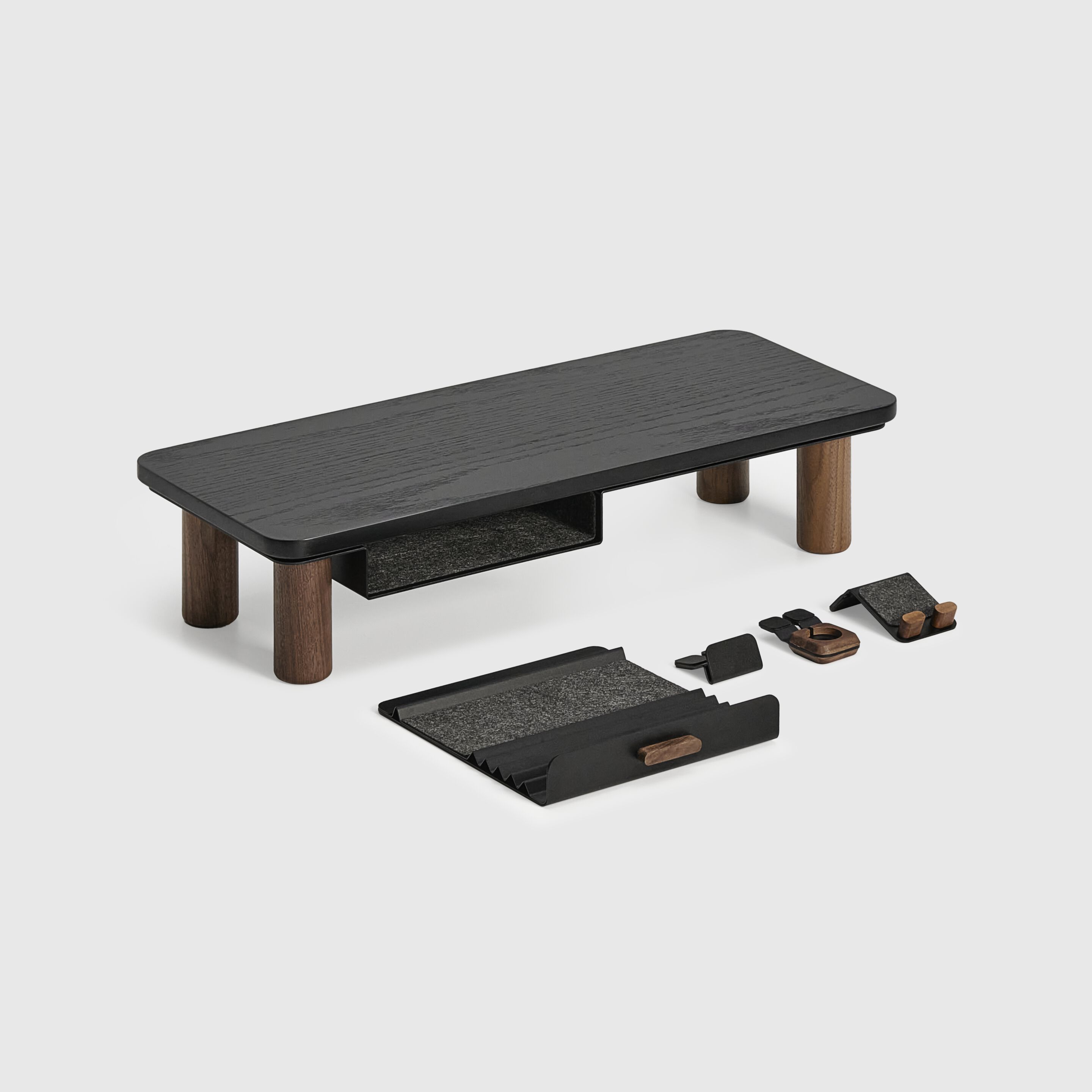 Алюминиевый и деревянный стол Beflo PLATEAU ARCH-00064576 - Вид №5