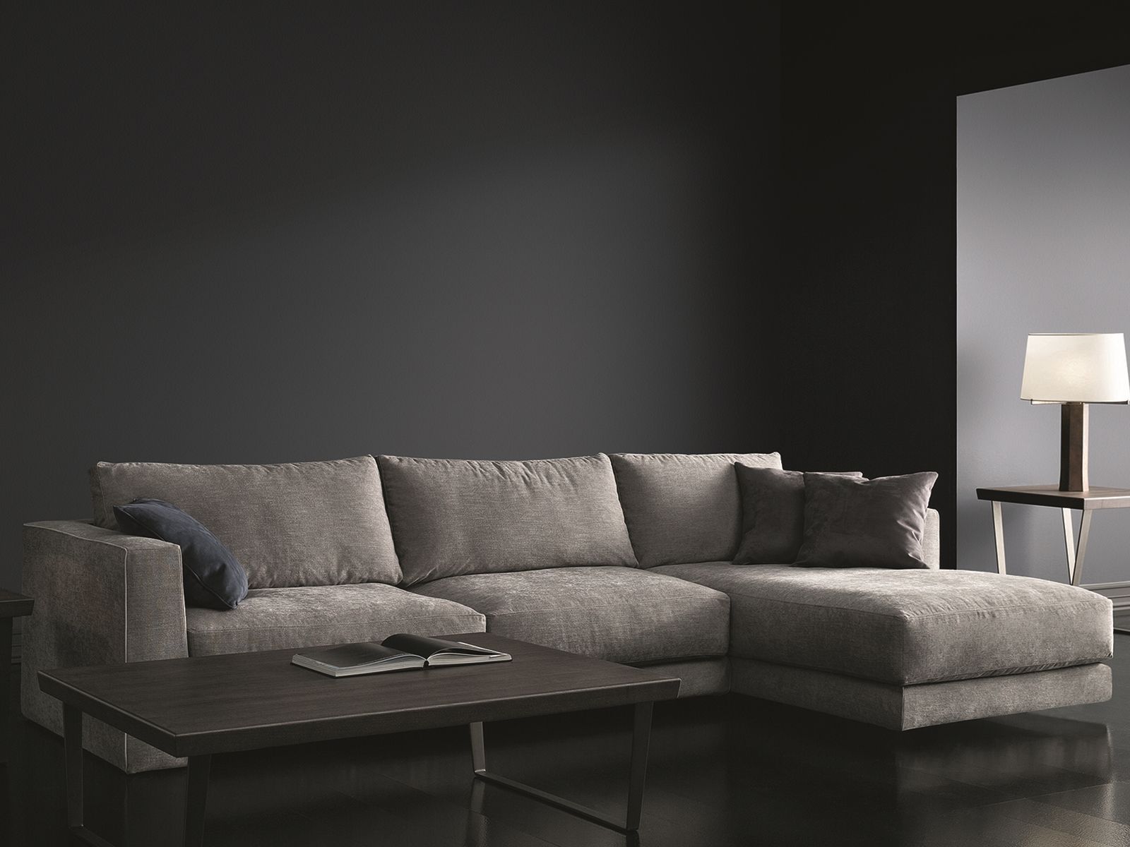 Тканевый диван с полуостровом BODEMA BARCLAY ARCH-00055048