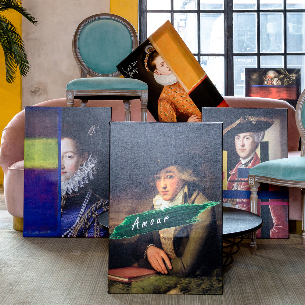 30101910 Арт-портрет «Кристина» (холст, галерейная натяжка) Object Desire  - Вид №6