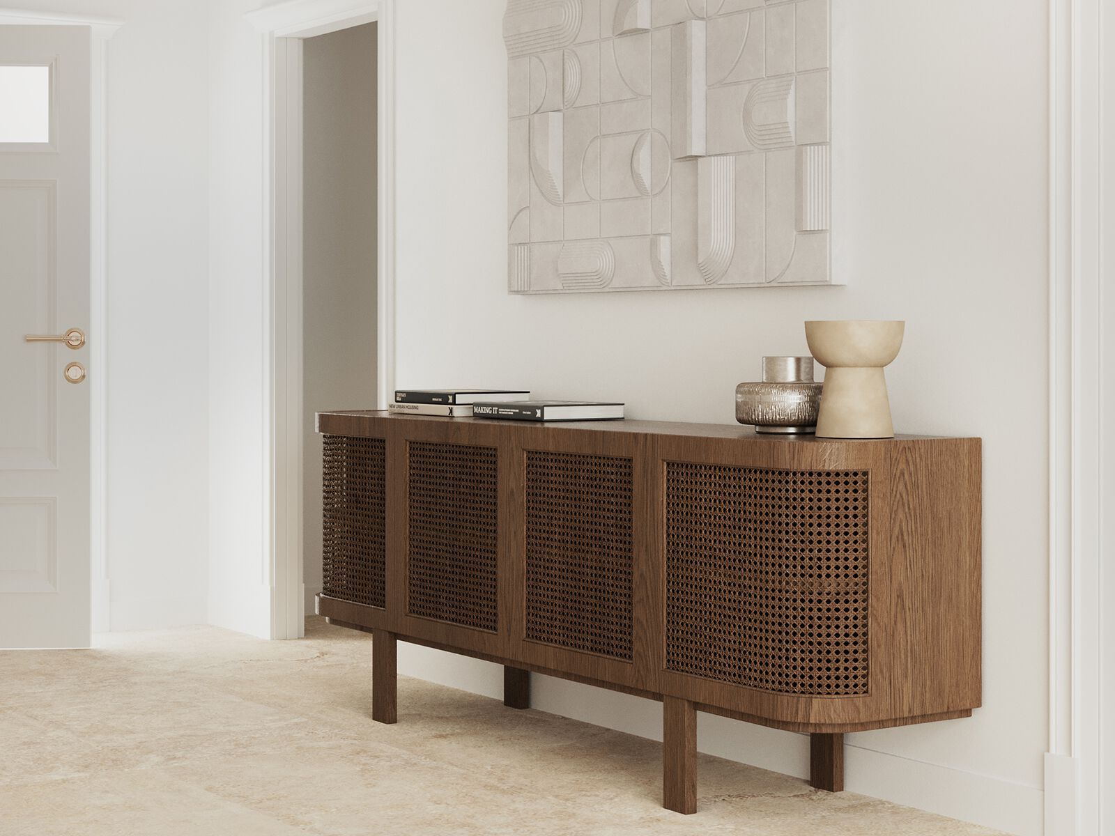 Ротанг Мадиа с распашными дверями ANA ROQUE INTERIORS ARCH-00100349 - Вид №1