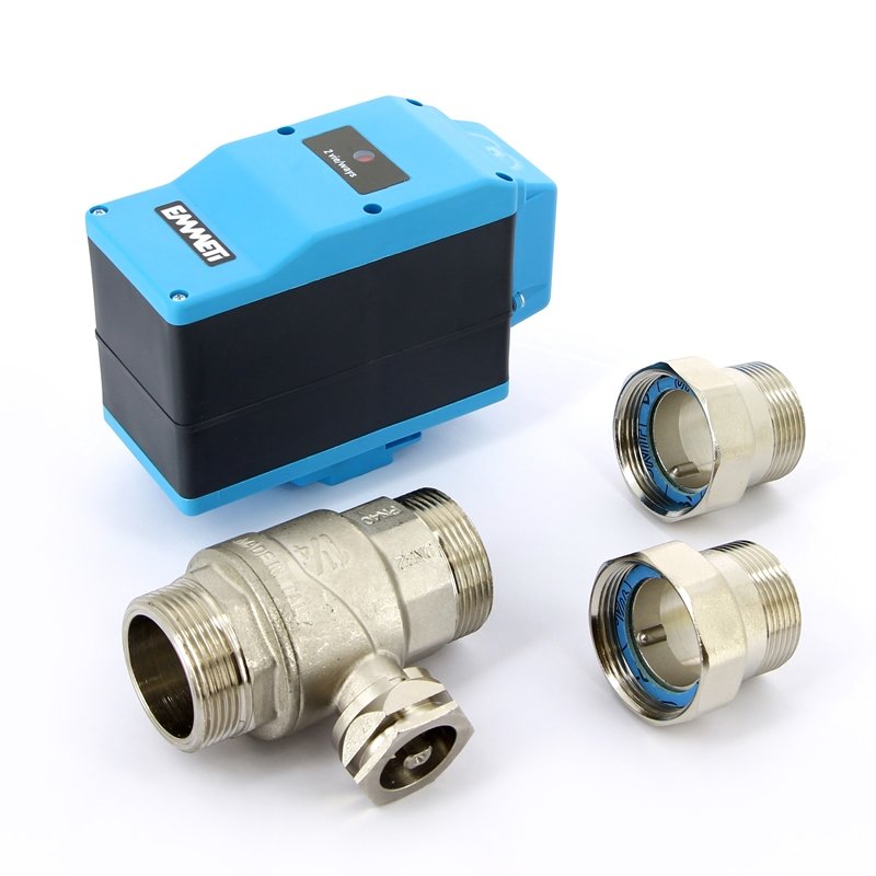 Кран сгон НН 1"1/4 2-ходовой с сервоприводом MODULO PLUS EMMETI 1425700 - Вид №3