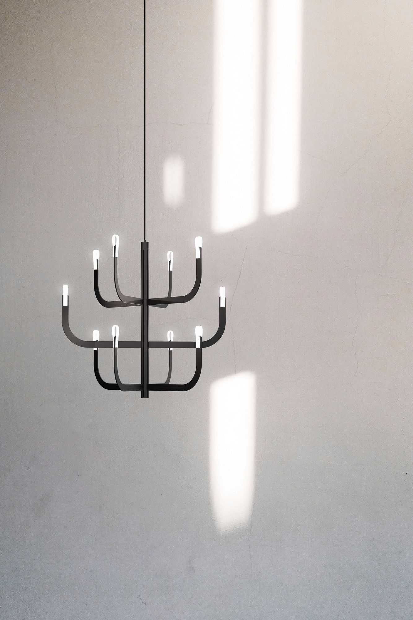 Алюминиевая светодиодная люстра LUCEPLAN J-US ARCH-00085504 - Вид №1