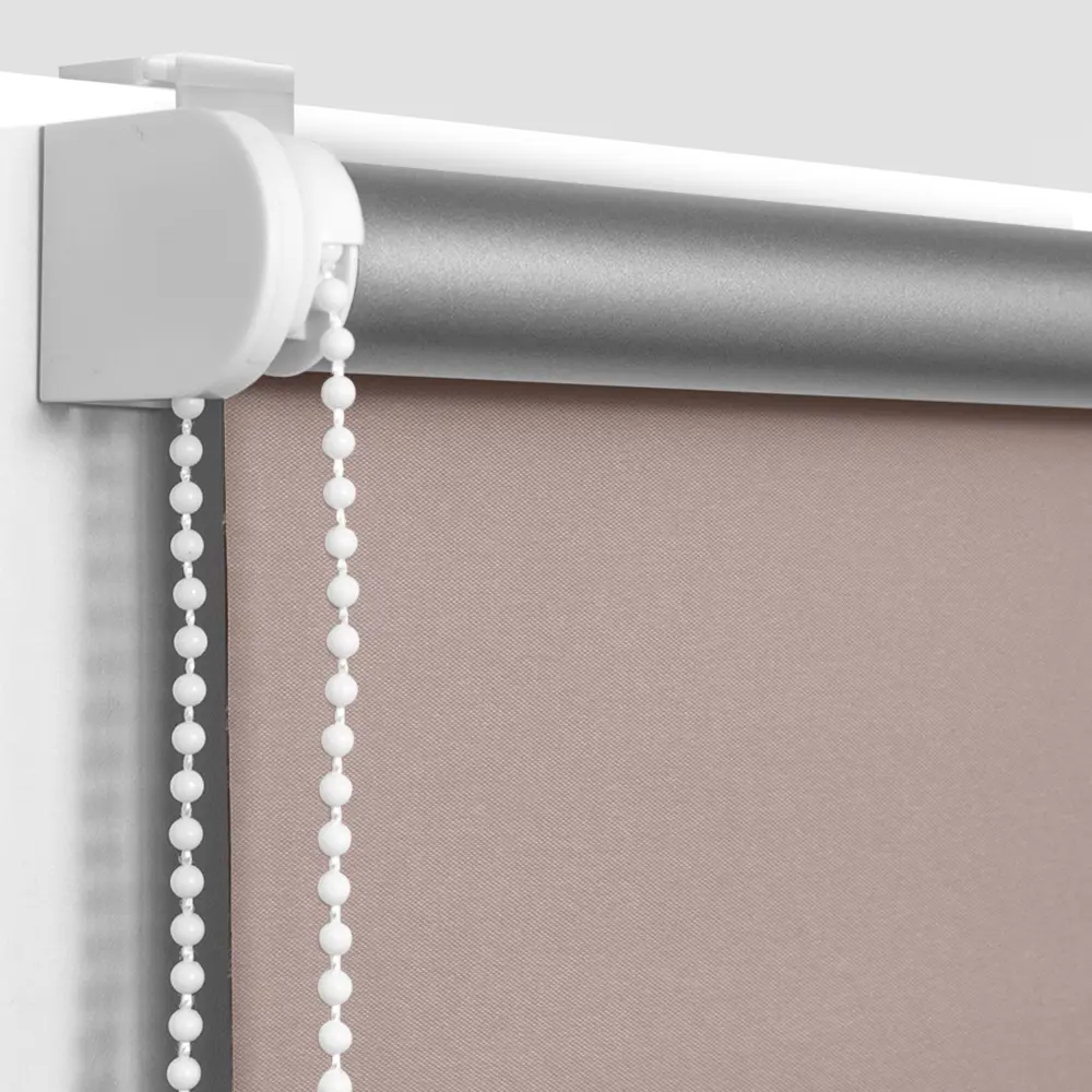 Штора рулонная блэкаут Эскар 70x160 см темно-бежевая Fossil 5 BLACKOUT STLM-2173820 - Вид №2