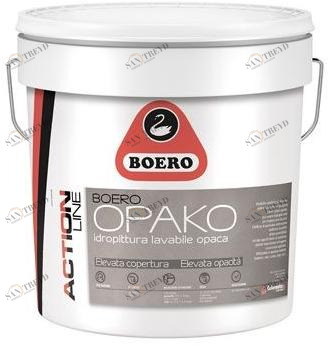 Boero Bartolomeo Матовая смываемая краска на водной основе Action line 700.314