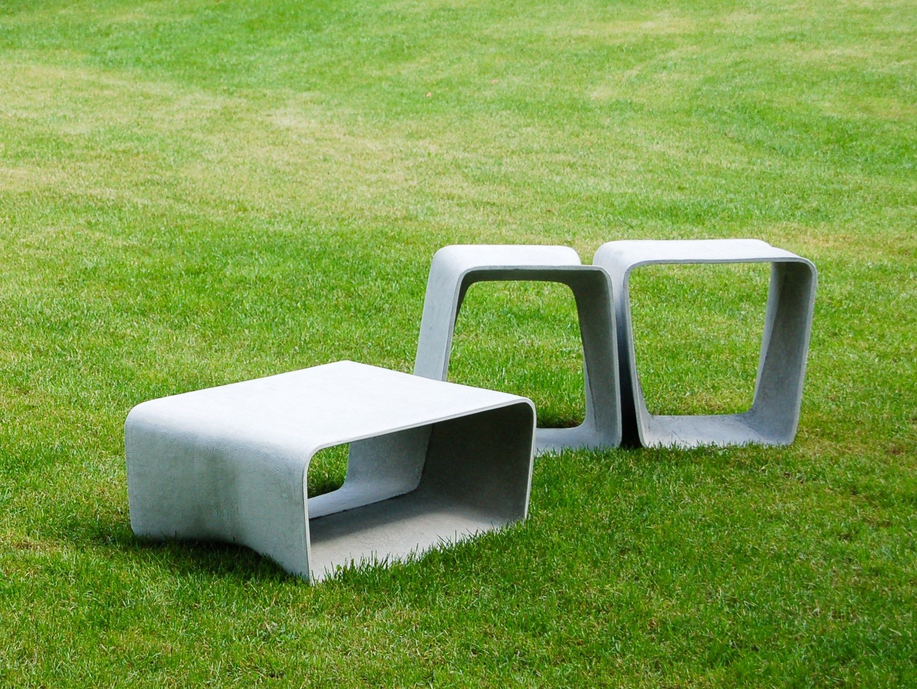 Бетонный низкий садовый стул SWISSPEARL дизайн ARCH-00048628 - Вид №4