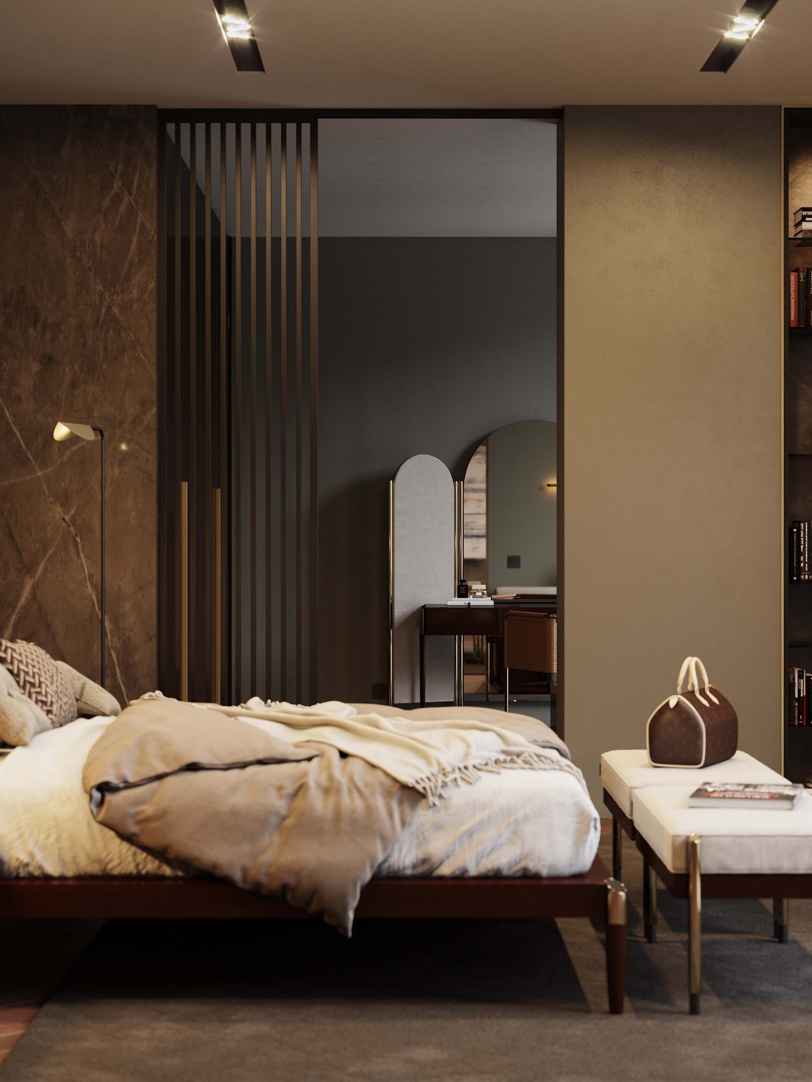 Прямоугольный бархатный пуф Stylish Club His &amp ARCH-00102253 - Вид №7