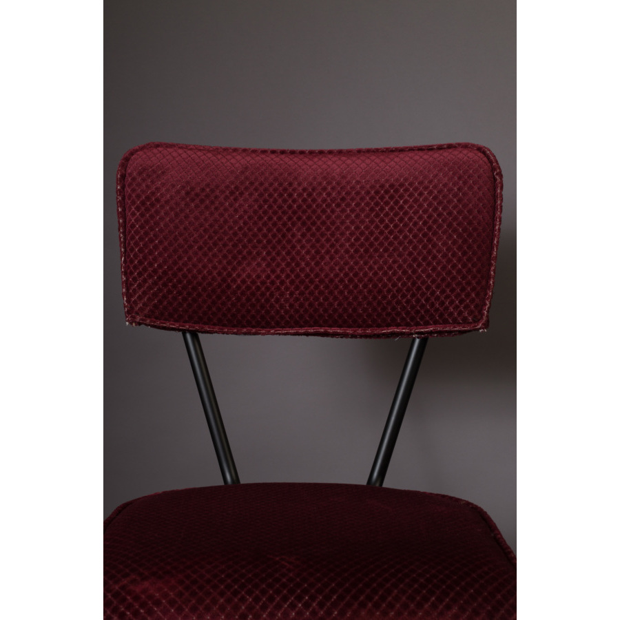 Стул Melonie бордовый Dutchbone 1100349 - Вид №6