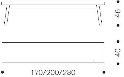 FIORONI Скамейка из массива дерева sun-id-1358703 - Вид №8