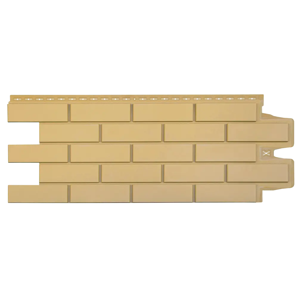 Фасадная панель Grand Line 417x1105 мм мм кирпич песочный 0.38 м² STLM-2175864
