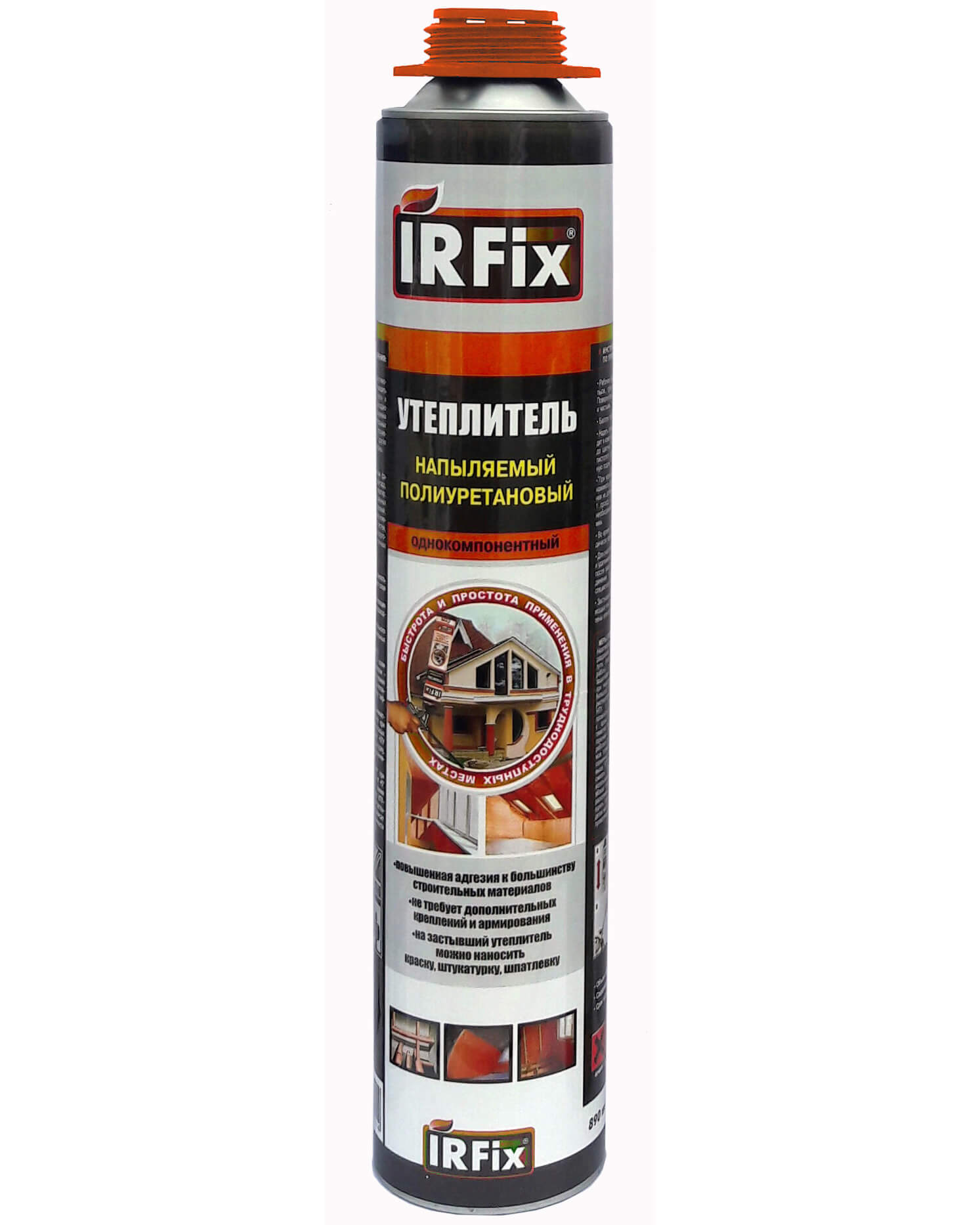 Монтажная пена утеплитель IRFix 890мл 5425 - Вид №1