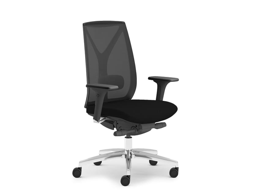 Поворотный операционный офисный стул с подлокотниками CUF Milano VELIA RETE ARCH-00038094