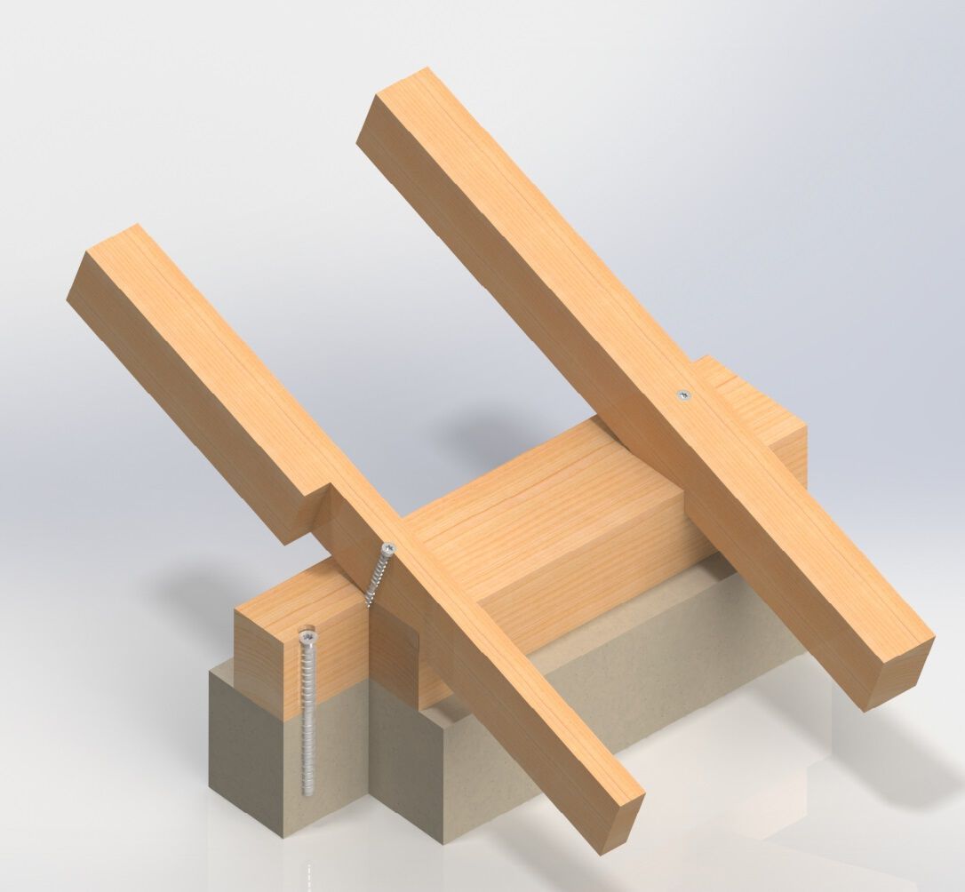 Стальной винт для крепления деревянных балок HECO ITALIA EFG HECO-MULTI-MONTI TC TimberConnect ARCH-00133811 - Вид №4