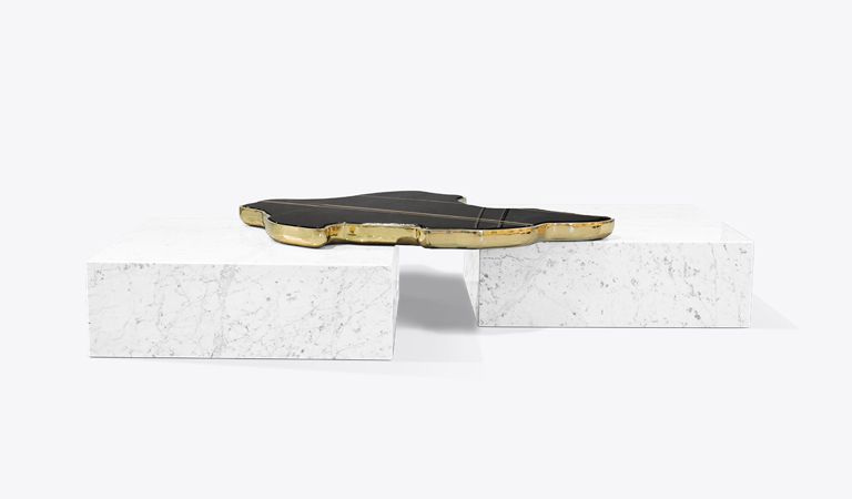 0-229 Navarra черно-белый центральный стол Boca Do Lobo  - Вид №28