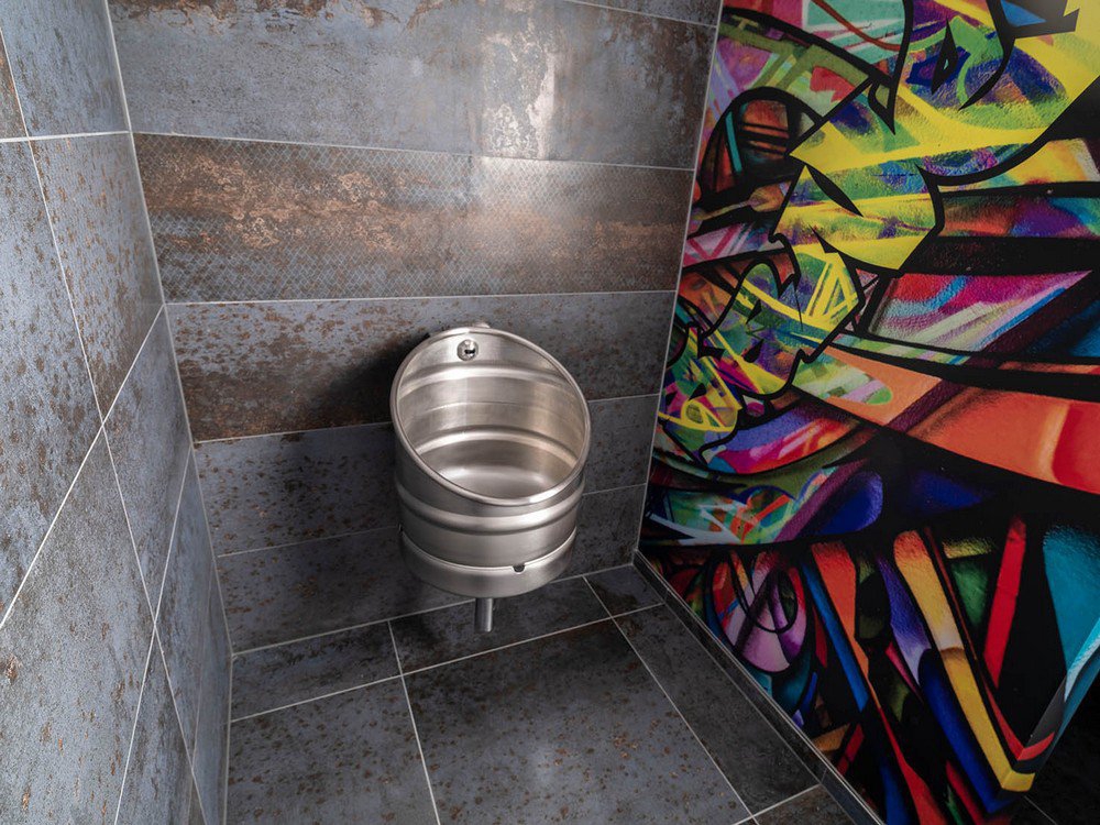 91109 Нержавеющий писсуар KEG с инфра-красным устройством смыва, 24 В пост. SANELA  - Вид №1