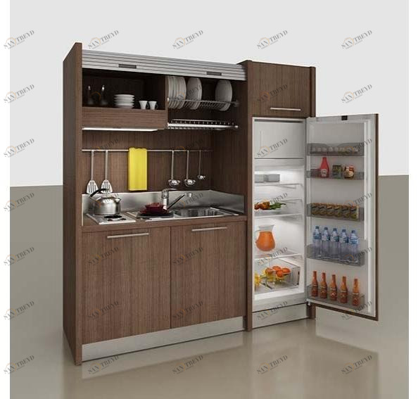 Mobilspazio Выдвижная деревянная мини-кухня Zeus sun-id-1370719