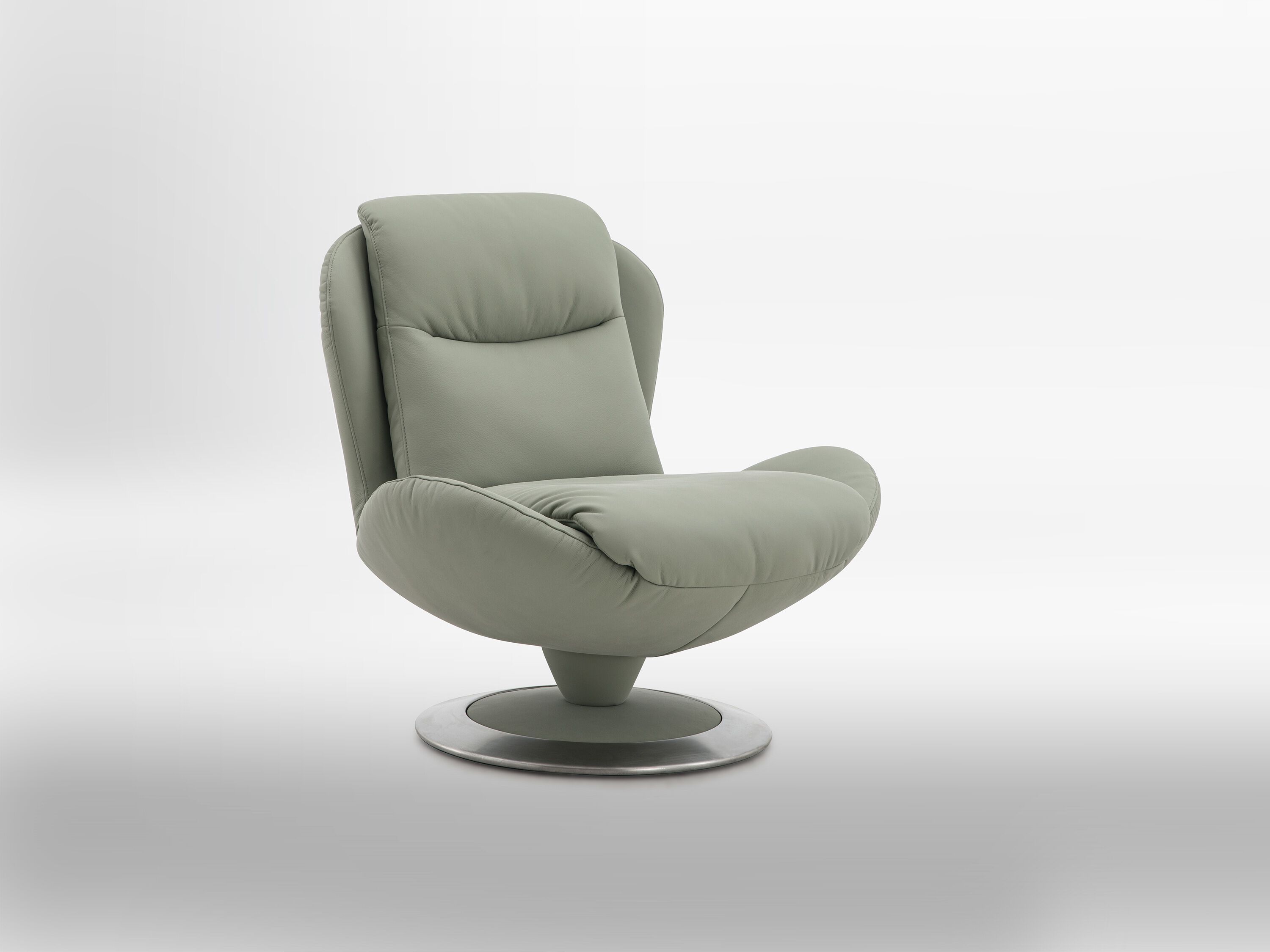 Кожаное вращающееся кресло CAMPO DE' FIORI CL141 ARCH-00034413 - Вид №1