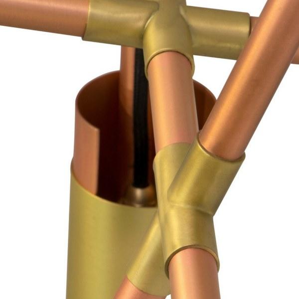 BRABBU Вращающийся медный потолочный светильник sun-id-1453968 - Вид №4