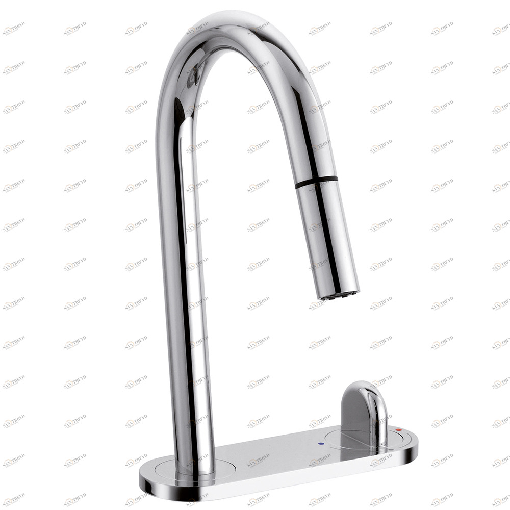 Graffio Смеситель для раковины термостатический на тарелке, «сенсорный». HO004 