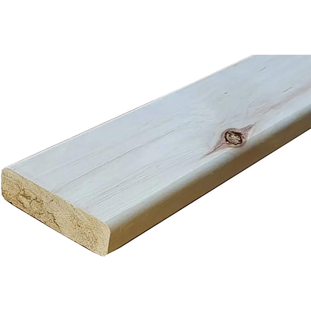Полок 28x92x1200 мм Осина AB прямой с фаской угла Santreyd STLM-2164541