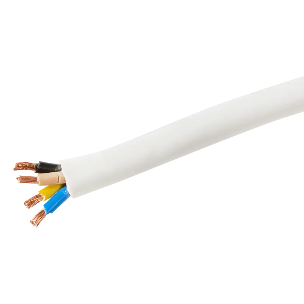 Провод Ореол ПВС 4x2.5 мм 100 м ГОСТ цвет белый STLM-2059398