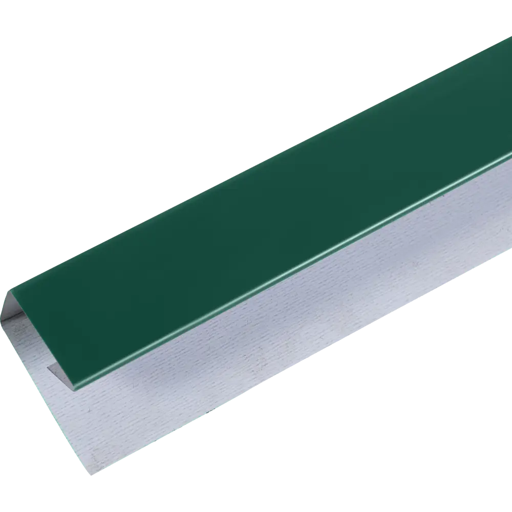 OPTIMA П-планка для профнастила Зелёный мох 2 м - защита и эстетика ограждений 13168101 STLM-1569024