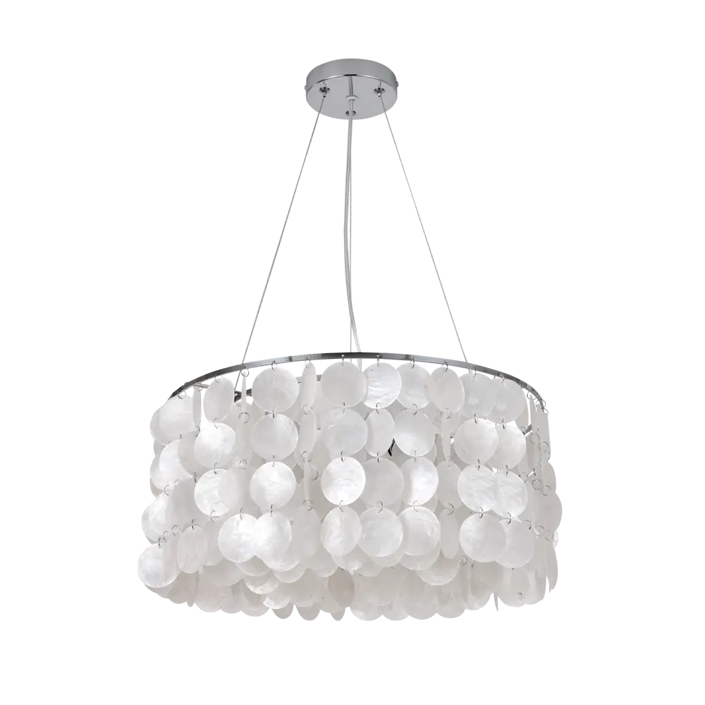 Люстра подвесная Nerita 4 лампы 12 м² цвет хром Escada STLM-2001714 - Вид №1