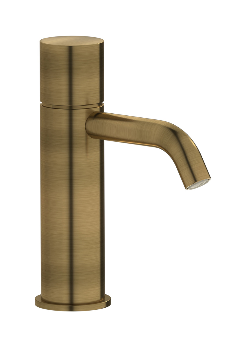 Смеситель для раковины на 1 отверстие в комплекте с донным клапаном WE ARE IB rr200mb Modern Bronze Brera