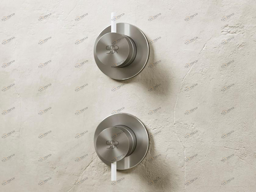 SDR CERAMICHE Смеситель для душа из нержавеющей стали на 2 отверстия King Kip9