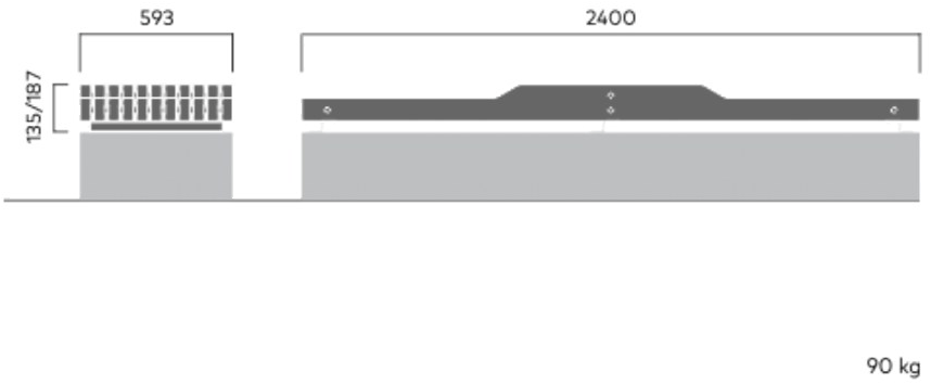VESTRE Скамейка из сосны без спинки sun-id-1404206 - Вид №15