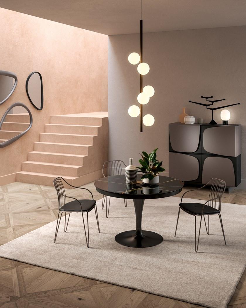 Ozzio Italia Буфет лакированный с распашными дверцами  X307  - Вид №2