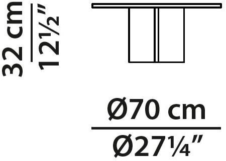 BAXTER Круглый журнальный столик из мрамора sun-id-1377129 - Вид №5