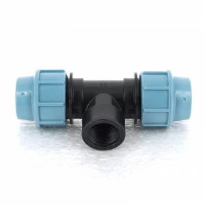 Тройник обжим-В UNIDELTA 20 х 3/4" для труб ПНД полипропилен PP-B