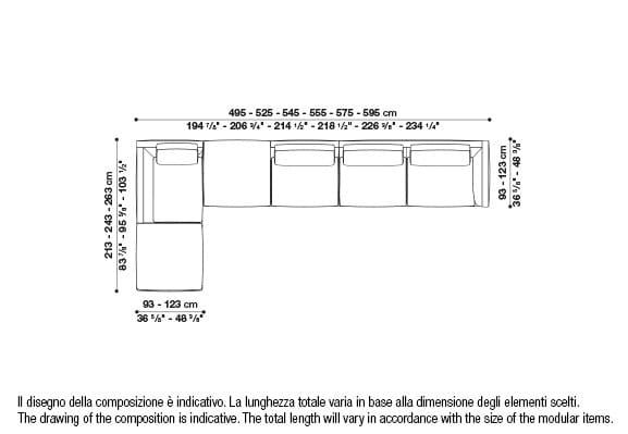 Угловой диван из ткани B&B Italia Ричард ARCH-00040927 - Вид №103