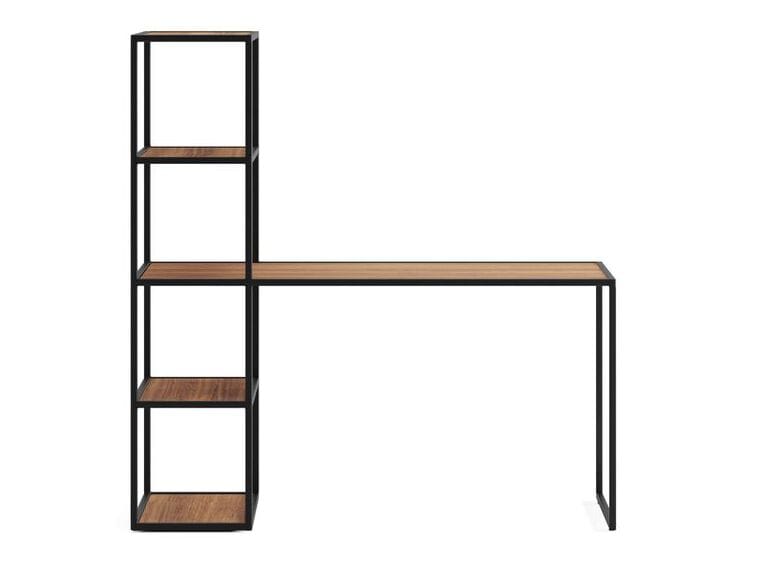 Деревянный прямоугольный стол с полками Ersa Odin ARCH-00092015 - Вид №1