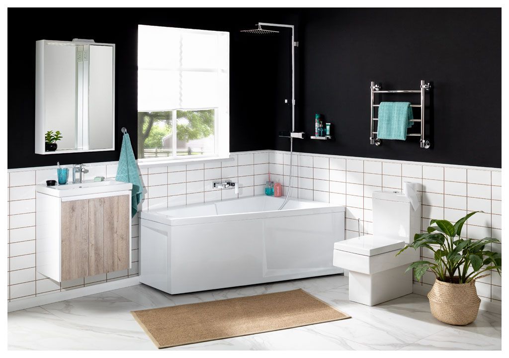 Тумба с раковиной Aquanet Клио 60 дуб кантри/белый 0019571900187812 - Вид №4